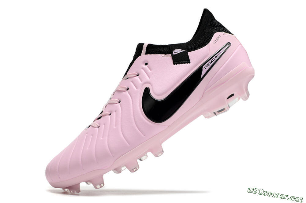 Men's Nike Tiempo Legend 10 Elite FG Football Boots - Pink/Black 5