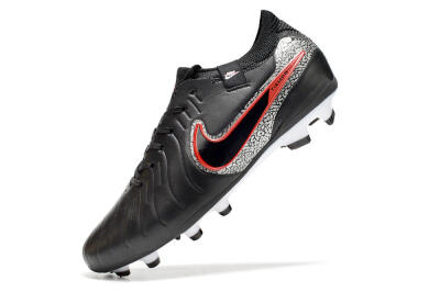 Men's Nike Tiempo Legend 10 Elite FG Football Boots - Black/Red/White