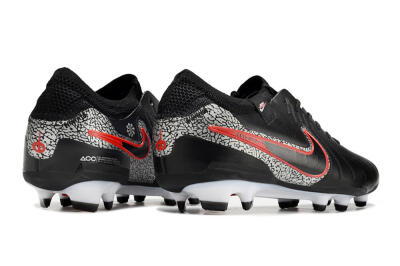 Men's Nike Tiempo Legend 10 Elite FG Football Boots - Black/Red/White