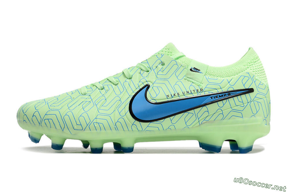 Men's Nike Tiempo Legend 10 Elite FG Football Boots - Green/Blue 0