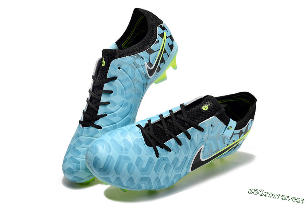 Men's Nike Tiempo Legend 10 Elite FG Football Boots - Jade/Black/Yellow 3