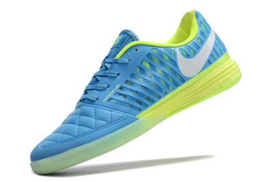 Men's Nike Lunar Gato 2 IC Football Shoes - Jade/White/Yellow