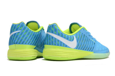 Men's Nike Lunar Gato 2 IC Football Shoes - Jade/White/Yellow