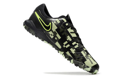 Men's Nike Tiempo Legend 10 TF Football Shoes - Black/Yellow/Camo