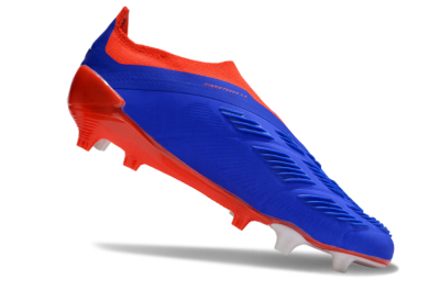 Men's Adidas Predator Elite Laceless FG Football Boots - Blue/White/Red
