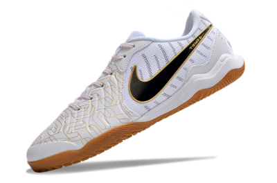 Men's Nike Tiempo Legend 10 Academy IC Football Shoes - White/Gold/Black