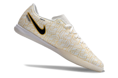 Men's Nike Air Zoom Mercurial Vapor 15 Academy IC Football Shoes - White/Gold/Black