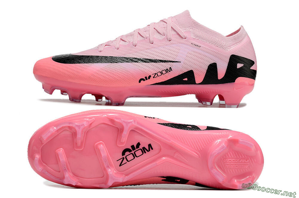 Men's Nike Air Zoom Mercurial Vapor 15 Elite FG Football Boots - Pink/Black 1
