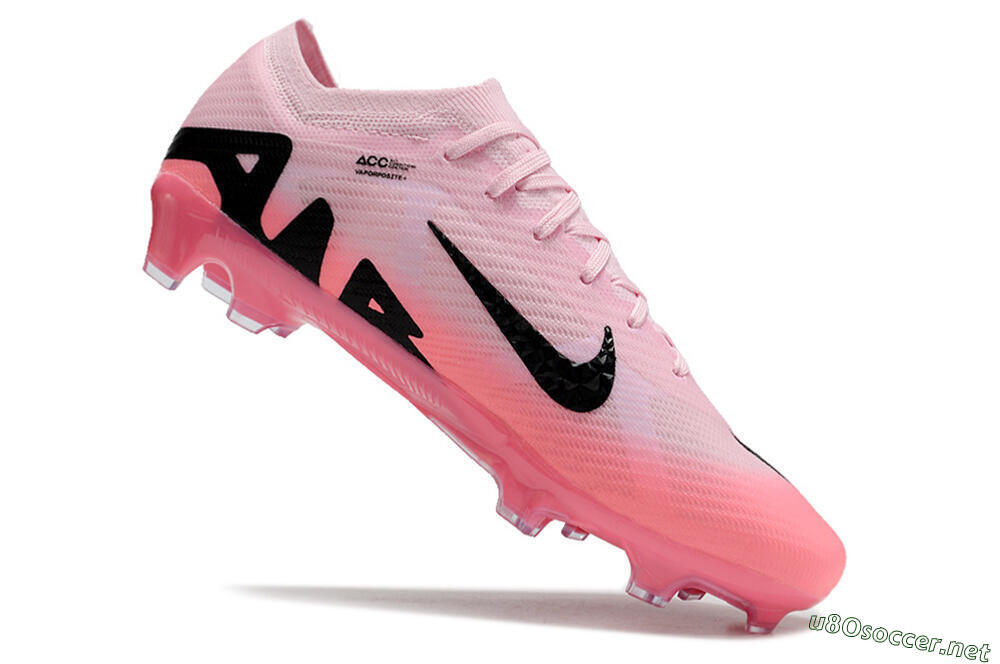 Men's Nike Air Zoom Mercurial Vapor 15 Elite FG Football Boots - Pink/Black 4