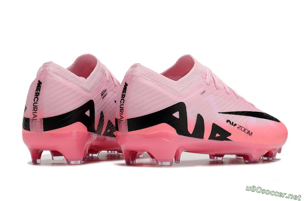 Men's Nike Air Zoom Mercurial Vapor 15 Elite FG Football Boots - Pink/Black 6
