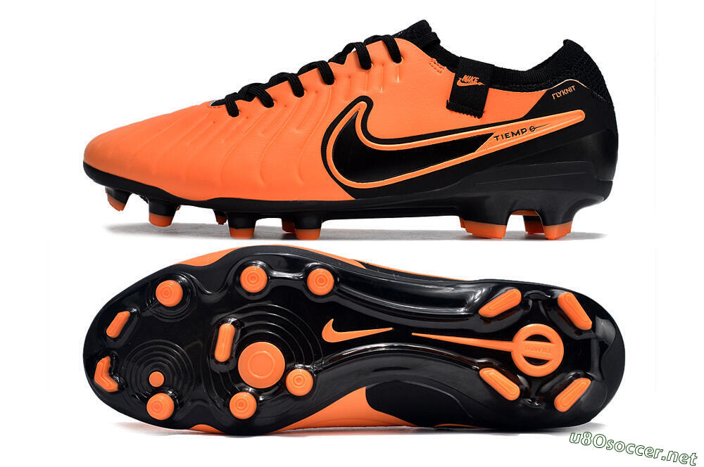 Men's Nike Tiempo Legend 10 Elite FG Football Boots - Orange/Black 1