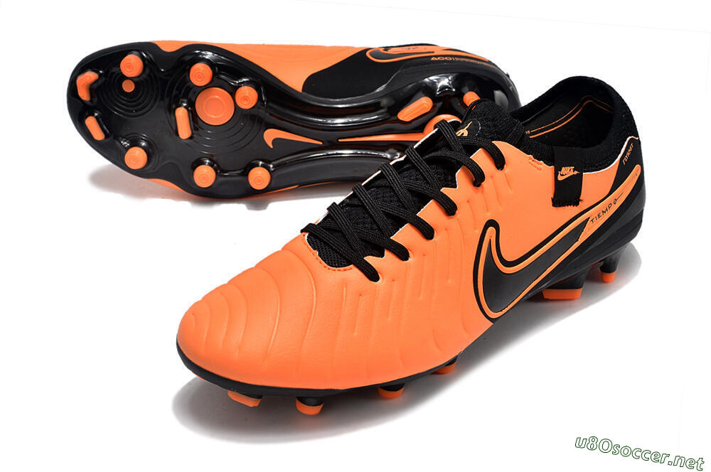 Men's Nike Tiempo Legend 10 Elite FG Football Boots - Orange/Black 3