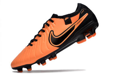 Men's Nike Tiempo Legend 10 Elite FG Football Boots - Orange/Black