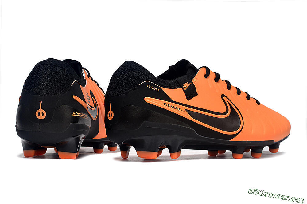 Men's Nike Tiempo Legend 10 Elite FG Football Boots - Orange/Black 6