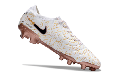 Men's Nike Tiempo Legend 10 Elite FG Football Boots - White/Gold/Black