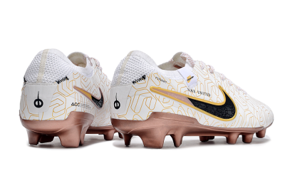 Men's Nike Tiempo Legend 10 Elite FG Football Boots - White/Gold/Black