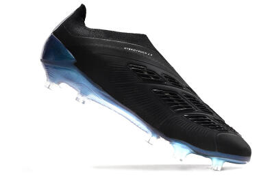 Men's Adidas Predator 24 Elite LL FG Football Boots - Black/Silver/Jade