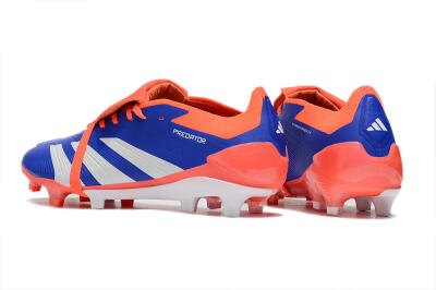 Men's Adidas Predator Elite Foldover Tongue FG Football Boots - Blue/Red/White