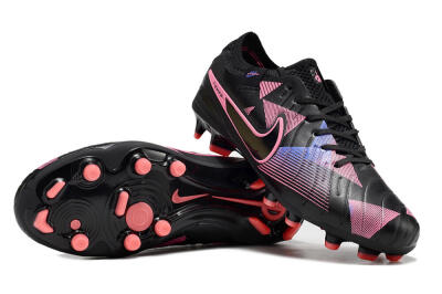 Men's Nike Tiempo Legend 10 Elite FG Football Boots - Black/Pink/Blue