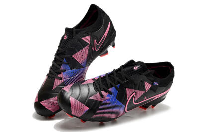 Men's Nike Tiempo Legend 10 Elite FG Football Boots - Black/Pink/Blue