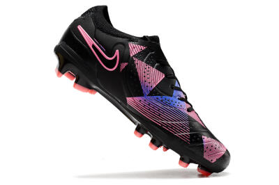 Men's Nike Tiempo Legend 10 Elite FG Football Boots - Black/Pink/Blue