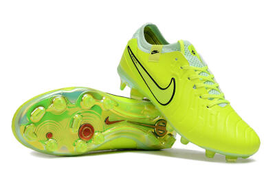 Men's Nike Tiempo Legend 10 Elite FG Football Boots - Yellow/Jade/Gold