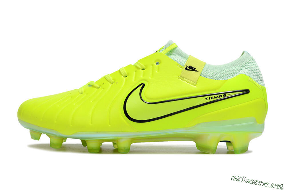 Men's Nike Tiempo Legend 10 Elite FG Football Boots - Yellow/Jade/Gold 0