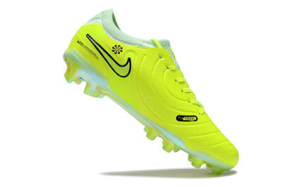 Men's Nike Tiempo Legend 10 Elite FG Football Boots - Yellow/Jade/Gold