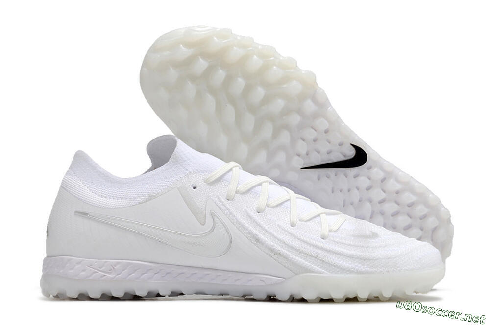 Men's Nike Phantom GX 2 Elite TF Football Shoes - White/Black 2