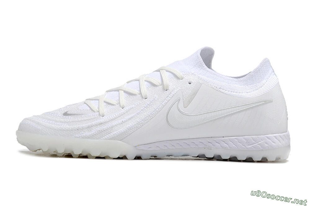 Men's Nike Phantom GX 2 Elite TF Football Shoes - White/Black 0