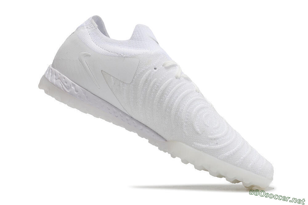 Men's Nike Phantom GX 2 Elite TF Football Shoes - White/Black 4
