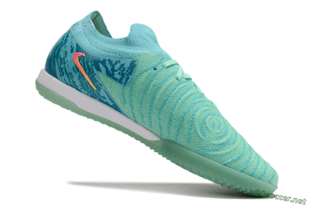 Men's Nike Phantom GX 2 Elite IC Football Shoes - Jade/Pink/Orange 4