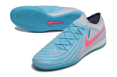 Men's Nike Phantom GX 2 Elite IC Football Shoes - Blue/White/Pink