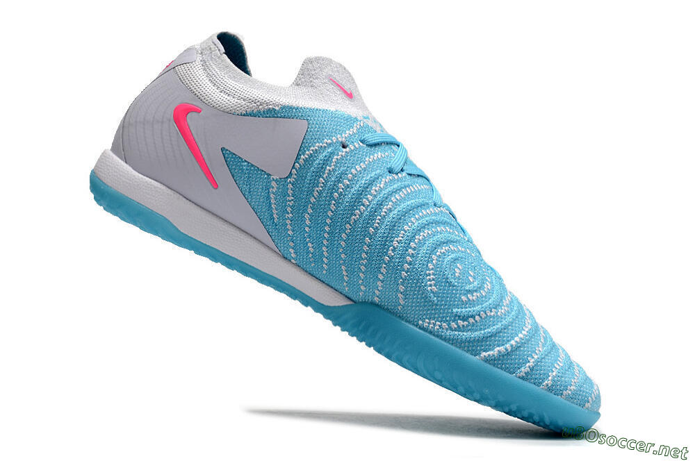 Men's Nike Phantom GX 2 Elite IC Football Shoes - Blue/White/Pink 4