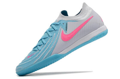 Men's Nike Phantom GX 2 Elite IC Football Shoes - Blue/White/Pink