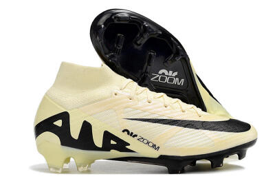 Men's Nike Air Zoom Mercurial Superfly 9 Elite FG Football Boots - Beige/Black