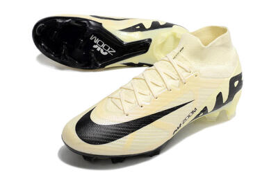 Men's Nike Air Zoom Mercurial Superfly 9 Elite FG Football Boots - Beige/Black