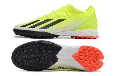 Men's Adidas X Crazyfast.3 TF Football Shoes - Yellow/Black/Red