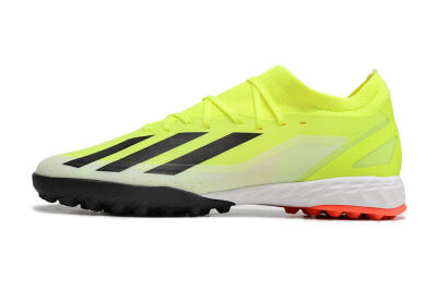 Men's Adidas X Crazyfast.3 TF Football Shoes - Yellow/Black/Red