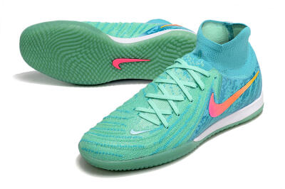 Men's Nike Phantom Luna Elite NU IC Football Shoes - Jade/Pink/Orange