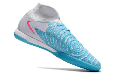 Men's Nike Phantom Luna Elite NU IC Football Shoes - Blue/White/Pink