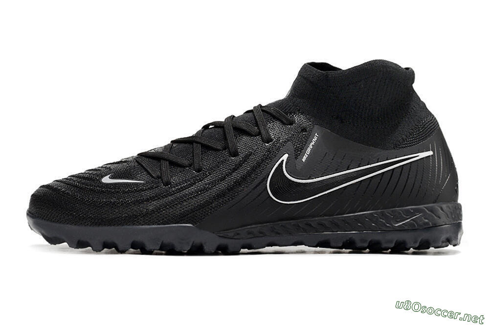 Men's Nike Phantom Luna Elite NU TF Football Shoes - Black/White/Blue 0