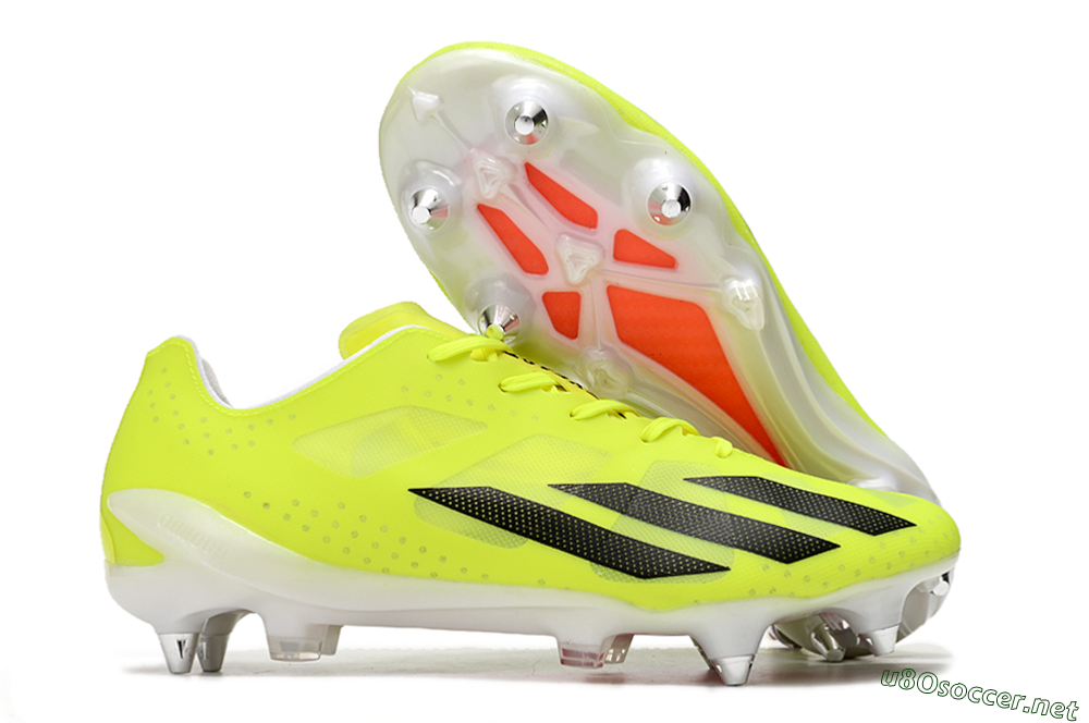 Men's Adidas X Crazyfast.1 SG Football Boots - Yellow/Black/Red 2