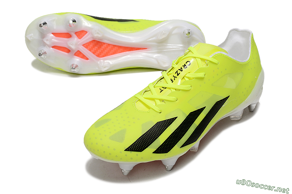 Men's Adidas X Crazyfast.1 SG Football Boots - Yellow/Black/Red 3