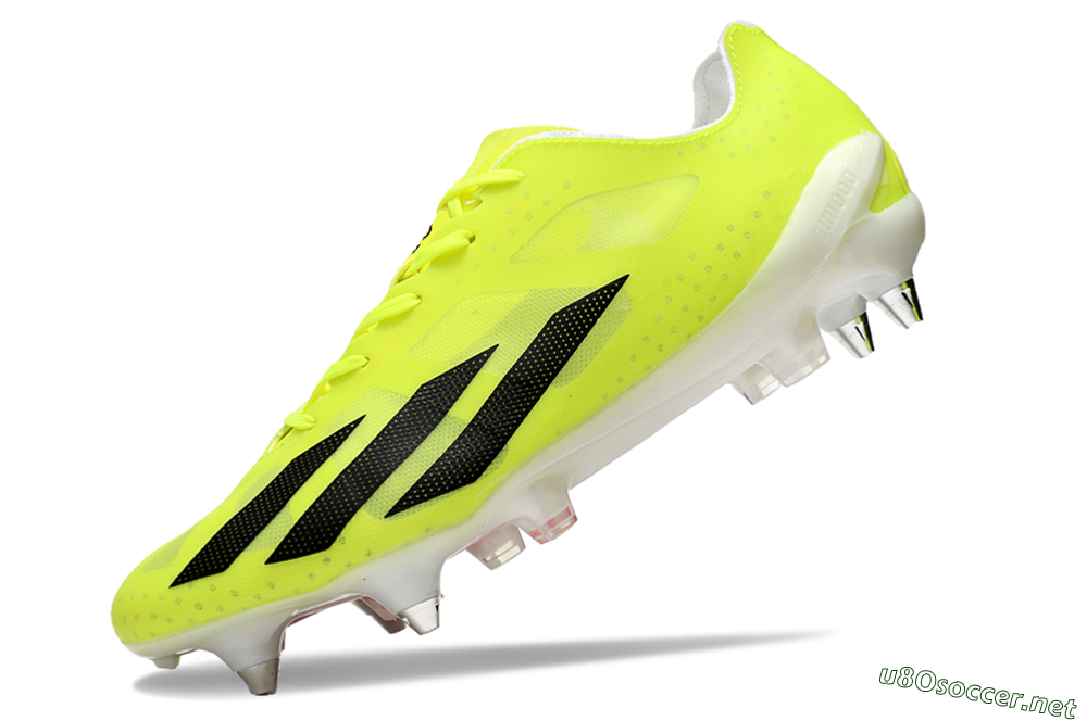 Men's Adidas X Crazyfast.1 SG Football Boots - Yellow/Black/Red 5