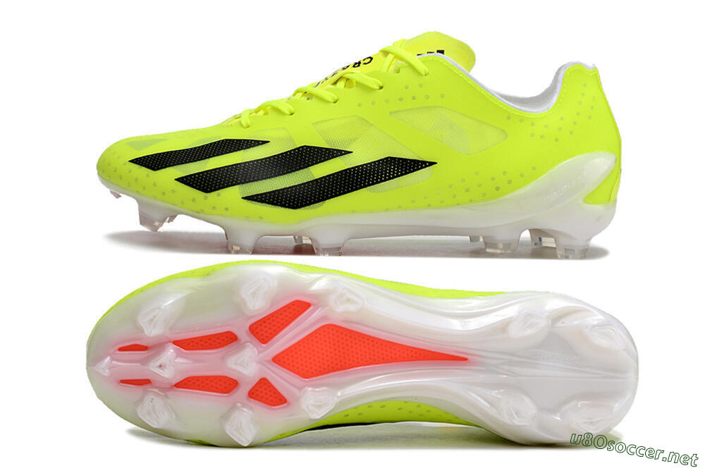 Men's Adidas X Crazylight+ FG Football Boots - Yellow/Black/Red 1