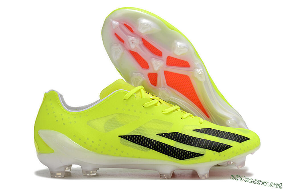 Men's Adidas X Crazylight+ FG Football Boots - Yellow/Black/Red 2