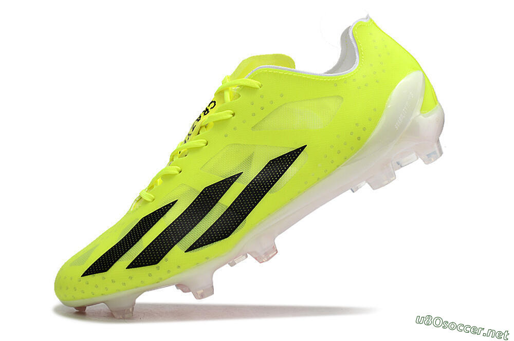 Men's Adidas X Crazylight+ FG Football Boots - Yellow/Black/Red 5