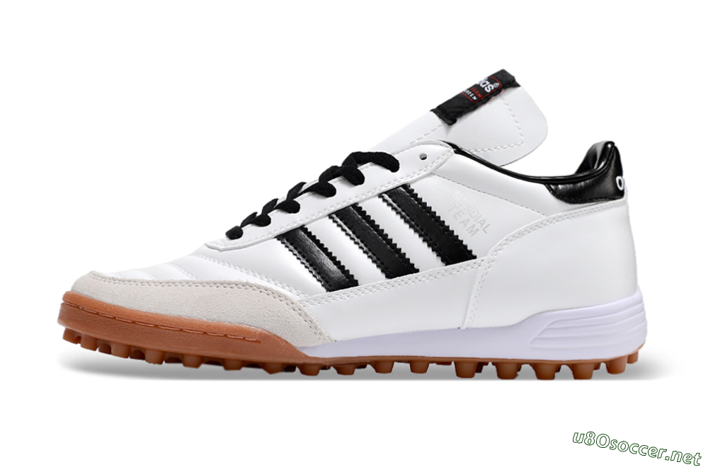 Men's Adidas Copa Mundial Team Astro TF Football Shoes - Black/White 0
