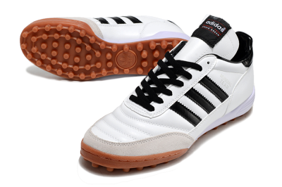 Men's Adidas Copa Mundial Team Astro TF Football Shoes - Black/White